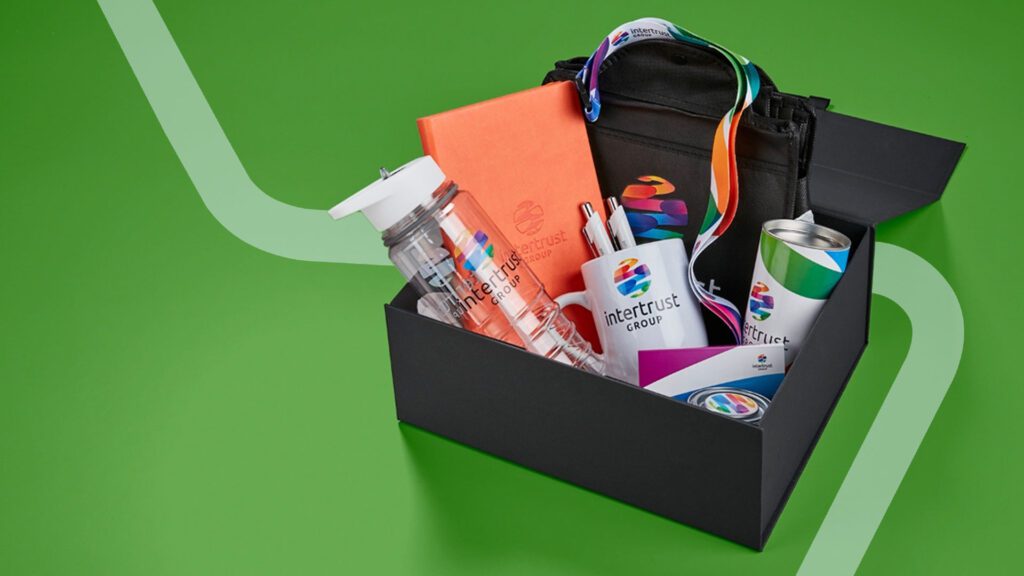 branded corporate gift box